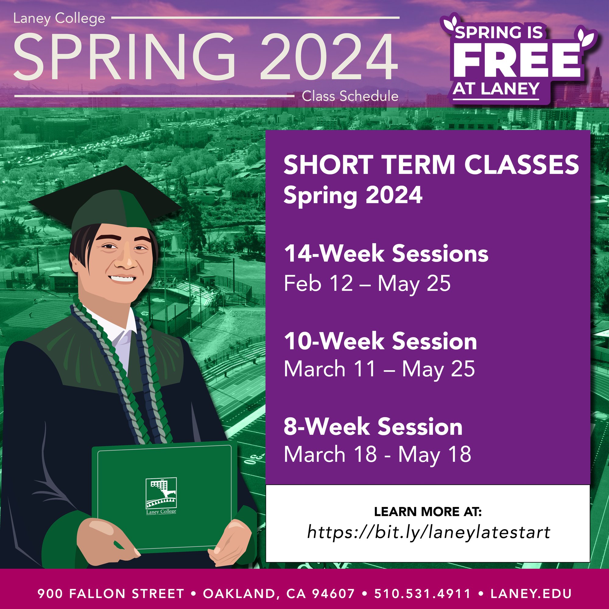 Laney College Spring 2024 Short Term Classes
